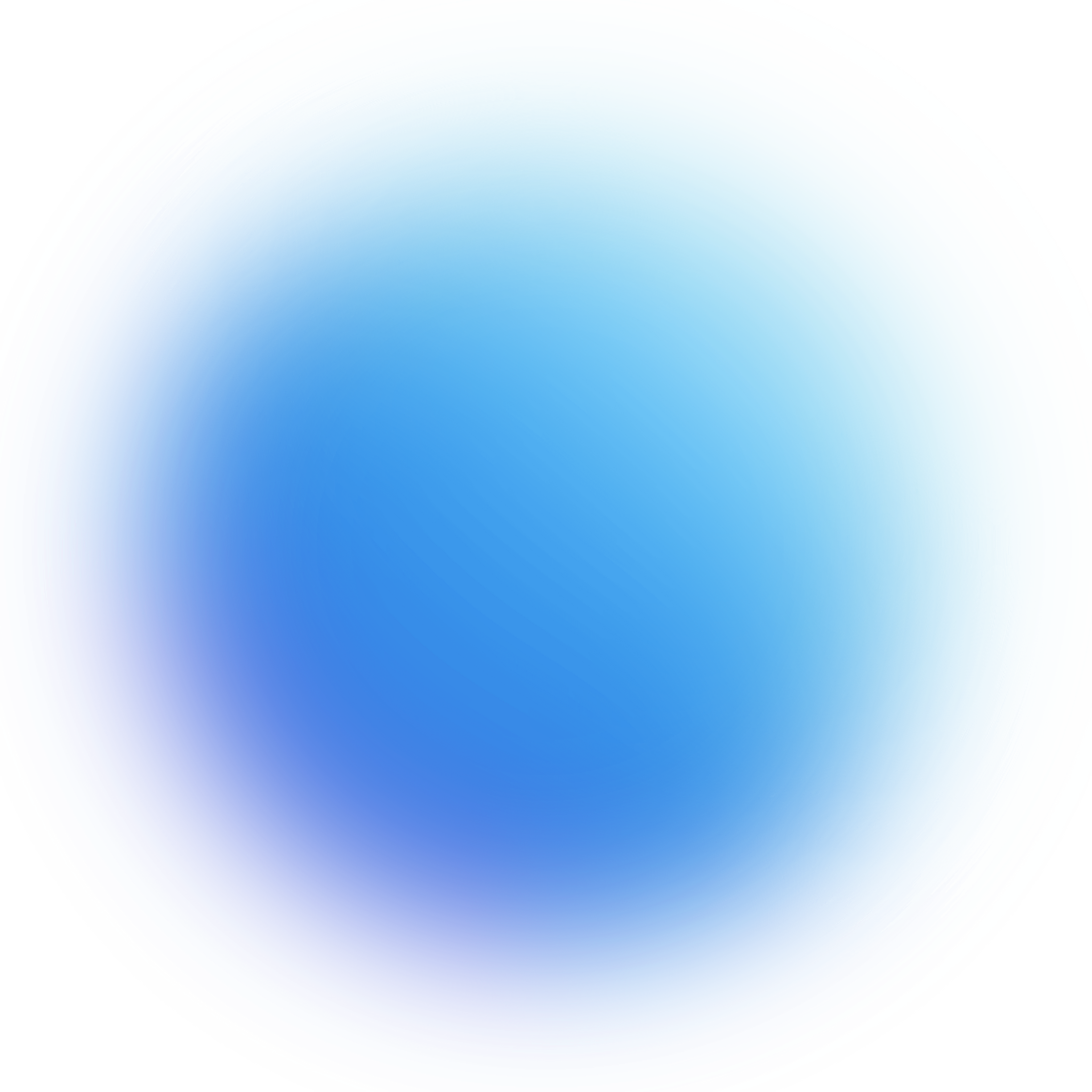 Blue Blurred Gradient Ball